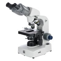 AmScope B450-SP 40X-1000X LED Semi-Plan Compound Microscope with 3D 2-Layer Mechanical Stage