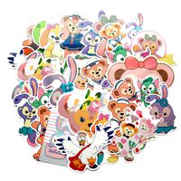 Ratgoo Random Sticker Pack for Duffy Bear,30 Pcs Non-repetitive Appliques,Difficult to Fade,Long Lifetime,Ideal Decals for Your Water Bottle,iPhone,Laptop,Bike,Guitar and More.Show Your own Style.