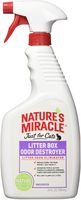 Nature's Miracle Just for Cats Litter Box Odor Destroyer, Unscented, 24-Ounce Spray (P-5552)