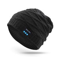 RQN Outdoor Bluetooth Hat Wireless Bluetooth Headphone Headset with Stereo Speakers for Men Women Gift (Black Stripe)