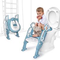 GrowthPic Toddler Toilet Seat with Step Stool Ladder for Boy and Girl Baby Potty Training Seat Kid's Toilet Trainer Seat Chair