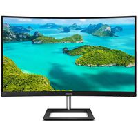 Philips 328E1CA 32" Curved Monitor, 4K UHD, 120% sRGB, Adaptive-Sync, Speakers, Vesa, 4Yr Advance Replacement Warranty