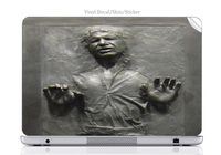 Laptop VINYL DECAL Sticker Skin Print Cool Carbonite Print fits 15.6" HP Pavilion (15-d038dx)