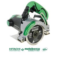 Metabo HPT Masonry Saw, Dry Cut, 4" Diamond Blade, 11.6-Amp Motor, 1-3/8" Max Cutting Depth, Cuts Pavers, Concrete, Tile & More (CM4SB2)