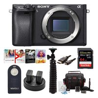 Sony a6500 Mirrorless Camera with Corel Software Suite and 64GB Accessory Bundle