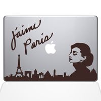 The Decal Guru 0042-MAC-13A-BRO Audrey Hepburn MacBook Decal Vinyl Sticker (Lavender, 13" MacBook Air)