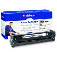 Verbatim Remanufactured Toner Cartridge Replacement for HP CB543A (Magenta)