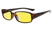 Eyekepper 94% Blue Light Blocking Eyewear, Yellow Tinted Lens Computer Glasses (Tortoise +0.00)