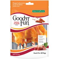 Healthy Hide Good 'N' Fun Triple Flavor Wings For Dogs