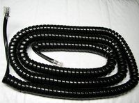 10 Pack of Black 25' Ft Long Handset Cords for Phone Nortel Norstar Meridian M Series M7100 M7208 M7310 M7324 M2000 M2006 M2008 M2112 M2216 M2317 M2616 Centrex M5000 Curly Coil Lot by DIY-BizPhones