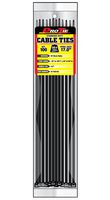 Pro Tie B17SD100 17-Inch Standard Duty Cable Tie, UV Black Nylon, 100-Pack