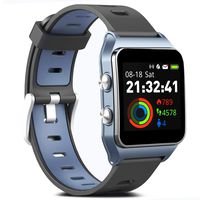 GPS Running Smart Watch, IP68 Waterproof Fitness Tracker with 17 Sport Mode, Touch Screen Heart Rate & Sleep Monitor with Pedometer Calorie Counter Activity Tracker for Men Women Android & iPhone