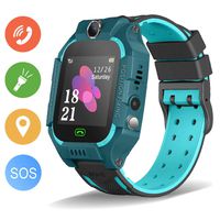 Enow Kids Smart Watch, IP67 Waterproof Watches LBS Tracker for Boys Girls with SOS Call Camera Flashlight Alarm Activity 1.44'' Touch Screen SIM Card Slot Electronic Smartwatch for Android/iOS (Green)