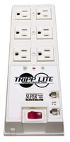 Tripp Lite 6 Outlet Surge Protector Power Strip, 6ft Cord, Right-Angle Plug, Tel/DSL Protection, RJ11, 50,000 Insurance (TR-6FM)