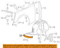 General Motors 23408774 - F Deflector