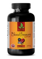 Herbal Blood Pressure Pills - Blood Pressure Support 690 Mg - Dietary Supplements - Garlic Extract Supplement - 1 Bottle 60 Capsules
