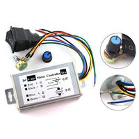 DZS Elec 1pc DC Motor Speed Controller 9-60V Forward/Reverse High Power PWM Control Switch Motor Speed Regulator DC 12V 24V 36V 48V 60V 20A 1200W