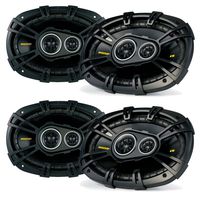 Kicker Ram Crew Cab Truck 2012 & up speaker upgrade - Two pairs of Kicker CS 6x9" 3-way coaxial speakers.
