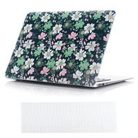 2018 Macbook Pro 15.4 Inch Case and Keyboard Cover,Sunway Ultra Thin Beautiful Floral Hard Case Cover for 2018 Macbook Pro 15.4 Inch with Touch Bar(A1990 / A1707) - Small Flowers