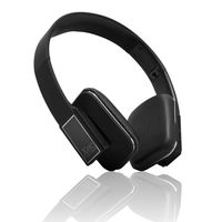 RevJams Xec On Ear HD Wireless Bluetooth Stereo Headphones with In-line Microphone, Black