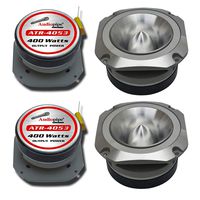 Audiopipe ATR-4053 400W Aluminum Tweeter (4 Pack)