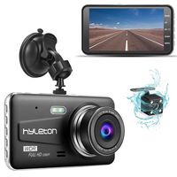 Dash Camera for Cars,hyleton 1080P HD Dual Dash Cam Front and Rear,4" IPS Screen Dashboard Camera Recorder,170°Wide Angle, G-Sensor,WDR, Night Vision,Loop Recording, Parking Monitor, Motion Detection