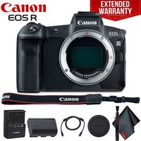 Canon EOS R Mirrorless Digital Camera (Body Only) - Includes - Cleaning Kit and 1-Year Extended Warranty