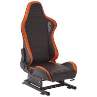 XR Chicane Racing Seat Including Bracket - Black / Orange