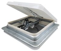 HENG'S 14" RV CAMPER TRAILER UNIVERSAL WHITE ROOF VENT 12V FAN 71112-C