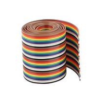 Uxcell IDC Wire 40Pin Flat Ribbon Cable Conductor, 1.27 mm, 1 m Pitch