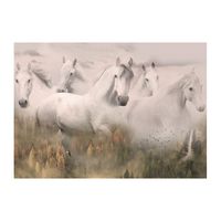 Hoffman Fabrics Hoffman Digital Call of The Wild 30'' Spirit Horses Panel Dawn Fabric