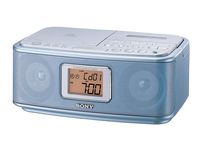 [TERNS]Sony boombox (Radio + CD + cassette tape) (Blue) CFD-E501L[Japan Import]