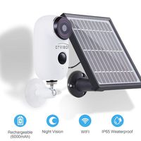 Outdoor Solar Battery Powered Security Camera System,YTVISON 1080p HD 2-Way Audio Night Vision with PIR Motion Sensor SD Card Slot and Cloud Service
