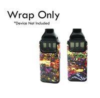 Custom Skin Decal for Aspire Breeze2 (Decal Only, Device Is Not Included) - Vinyl Wrap Protective Sticker by VCG Customs (Superhero Battle)