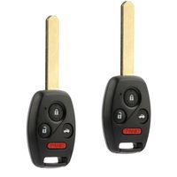 fits 2005 2006 2007 2008 Honda Pilot Key Fob Remote (CWTWB1U545), Set of 2