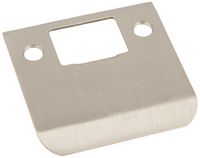 Deltana SPE225 2-1/4" x 2-1/4" Extended Lip Strike Plate, Satin Nickel
