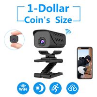 RETTRU HD Smallest Home Camera,Indoor 2.4G Hidden Spy Camera IP Security Surveillance System with 24/7 Emergency Response,Night Vision for Home/Office Monitor with iOS/Android/Window PC-Cloud Service