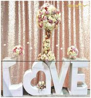 ShinyBeauty Blush Backdrop 8FTx8FT Blush Home Decor Sequin Backdrop Curtain