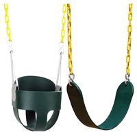 Squirrel Products High Back Full Bucket Swing and Heavy Duty Swing Seat - Swing Set Accessories