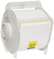 Brady 76615 GlobalMark 100' Length x 3" Width, B-569 Hi-Performance Polyester, White Tape