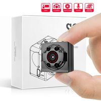 Mini Spy Hidden Camera,1080P Portable Metal Housing HD Nanny Cam with Night Vision and Motion Detective,Perfect Indoor Covert Security Camera for Home and Office（TF Card Included）