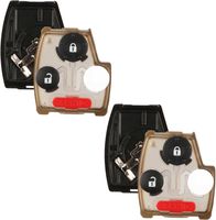 Discount Keyless Remote Entry Uncut Car Key Fob Replacement Case Shell Button Pad Compatible with Honda Pilot CWTWB1U545 (2 Pack)