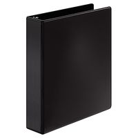 Cardinal Performer Reference Non-Locking Round Ring Binder, 1.5-Inch, Black (72721)