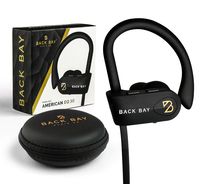 Back Bay Audio - Runner Wireless BT Earbuds. Waterproof Headphones with 5 EQ Sound Modes, 8-Hour Battery, Microphone and Earphone Carrying Case