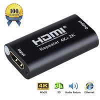 FARSTRIDER HDMI Extender Repeater, Support 1080P at 60Hz, 3D, HDMI 1.3, HDCP 1.1, Up to 130 ft (40m)