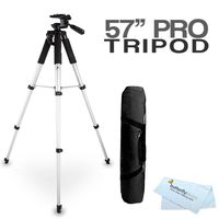 57 Camcorder Tripod For Sony a6000 HDR-CX580V HDR-PJ580V HDR-PJ260V HDR-CX260V HDR-PJ710V HDR-PJ760V, CX760V HDR-XR260V HDR-TD20V HDR-CX190 HDR-CX210 HDR-CX240 HDR-PJ275 HDR-AS30V HDR-AS15 Camcorder