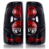Taillights Tail Lamps for Chevy Chevrolet Silverado 1500 2500 3500 1999-2006 & 2007 with Classic Body Style, GMC Sierra 1500 2500 3500 1999-2002 (Does Not Fit Barn Door/Sidestep Models) ATTL2001