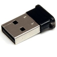 StarTech.com Bluetooth Adapter - Mini USB Adapter - Bluetooth 2.1 - Class 1 EDR - Bluetooth Receiver (USBBT1EDR2)