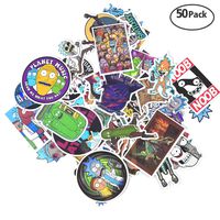 QEMILYQ Stickers Pack, 50PCS Street Fashion Oil Waterproof Laptop Vinyl No-Duplicate Sticker for Water Bottles,Phones,Luggage,Motorcycle, MacBook,Sketeboard, DIY Party Supplie Patches Decal