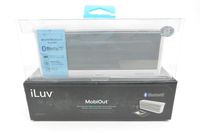 iLuv MobiOut Splash-Resistant Wireless Bluetooth Speaker with Jump-Start (White)